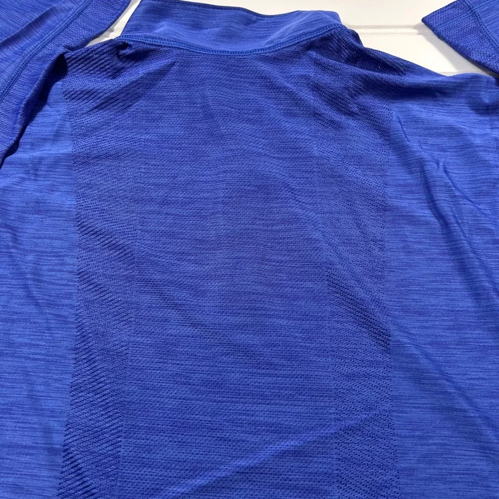 Tommy Bahama IslandZone 1/4 Zip Long Sleeve Pullover Mens M Blue Heathered Golf